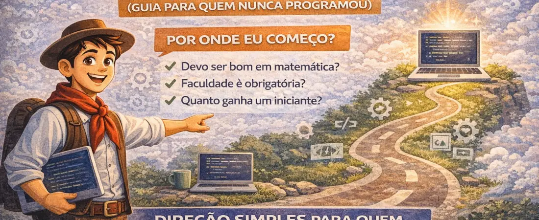 Como Começar na Programação do Zero (Guia para Quem Nunca Programou)