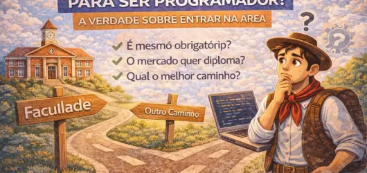 Preciso de Faculdade para Ser Programador? A Verdade Sobre Entrar na Área