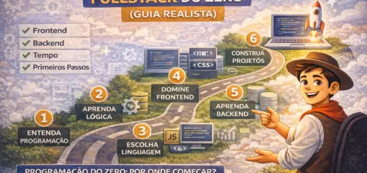 Como se Tornar um Desenvolvedor Full stack do Zero (Guia Realista)